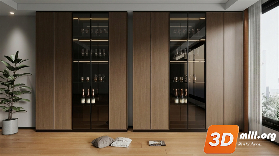 Wine cabinet Skp Files